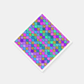 きらきらカラフルな人魚の誕生日パーティー スタンダードカクテルナプキン (角)