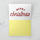 きらきらクリスマスの鐘 カード (内部)