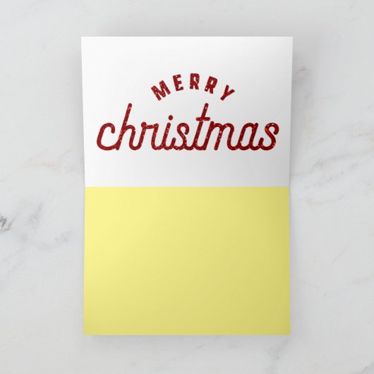 きらきらクリスマスの鐘 カード (内部)