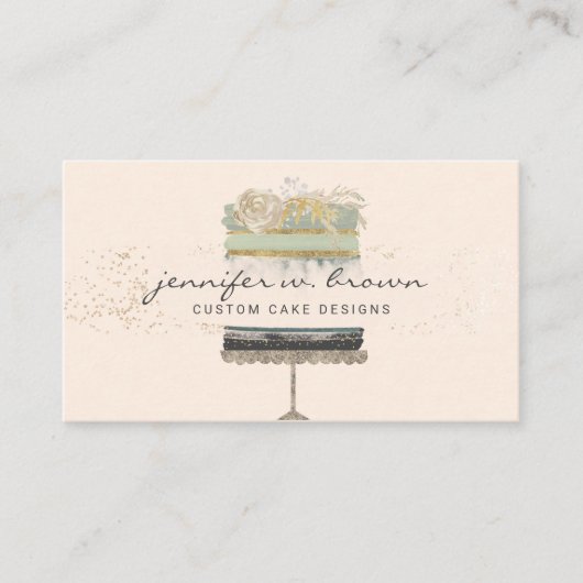 きらきらケーキ 名刺 (正面)