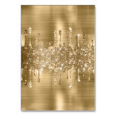 きらきらゴールドのドリップス 2名様席札 テーブルナンバー (裏面)