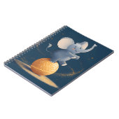 きらきらサーカスのゾウさん - ゴールデンボールアート ノートブック (左側)