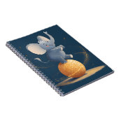 きらきらサーカスのゾウ on ゴールデンボールアート ノートブック (右側)