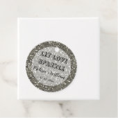 きらきらシルバーのグリッターで愛を輝かせて フェイバータグ (インサイチュ)