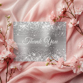 きらきらシルバーフォイル 75歳の誕生日ありがとうございます ポストカード