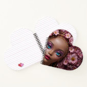 きらきらドール グリッターと花 ノートブック (内部)