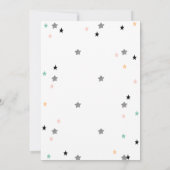 きらきらブルーベアムーンスターズベイビーシャワー 招待状 (裏面)