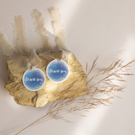 きらきらブルー感謝 夢のようなウェディング ラウンドシール