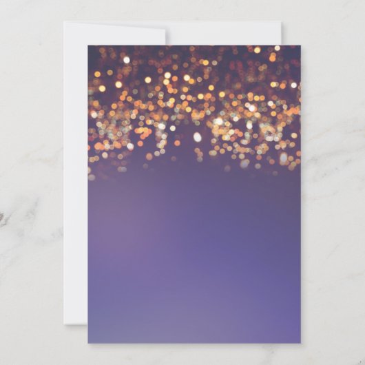 きらきらライトパーティーの招待状 招待状 (裏面)