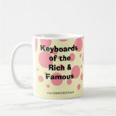 きらきら光るきらきら光るなComputious及びDotComplicated (TM) コーヒーマグカップ (左)