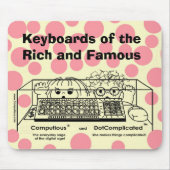 きらきら光るきらきら光るなComputious及びDotComplicated (TM) マウスパッド (正面)