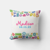 きらきら光るきらきら光る原石パーティー枕 クッション (正面)