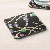 きらきら光ると真珠 コースター (左側)