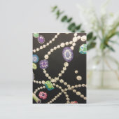 きらきら光ると真珠 ポストカード (スタンド正面)