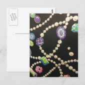 きらきら光ると真珠 ポストカード (正面/裏面)