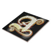 きらきら光るなアルファベットA タイル (側面)