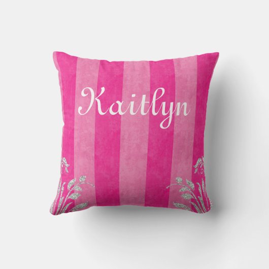 きらきら光るなプリンセスの王冠の枕ピンクのティアラ クッション (裏面)