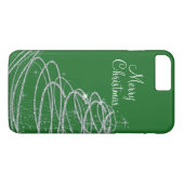 きらきら光るなメリークリスマスの木 Case-Mate iPhoneケース (裏面(横))