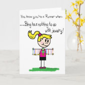 きらきら光るなランナー カード (黄色い花)