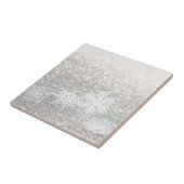 きらきら光るな冬の雪片の《写真》ぼけ味 タイル (側面)