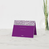 きらきら光るな大事な行事のためのサンキューカード サンキューカード (裏面)