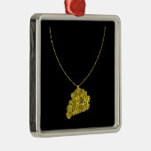 きらきら光るな小さい メタルオーナメント (右)