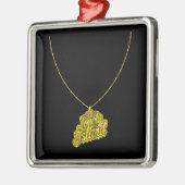 きらきら光るな小さい メタルオーナメント (左)