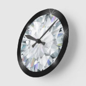 きらきら光るな柱時計 ラウンド壁時計 (傾斜)