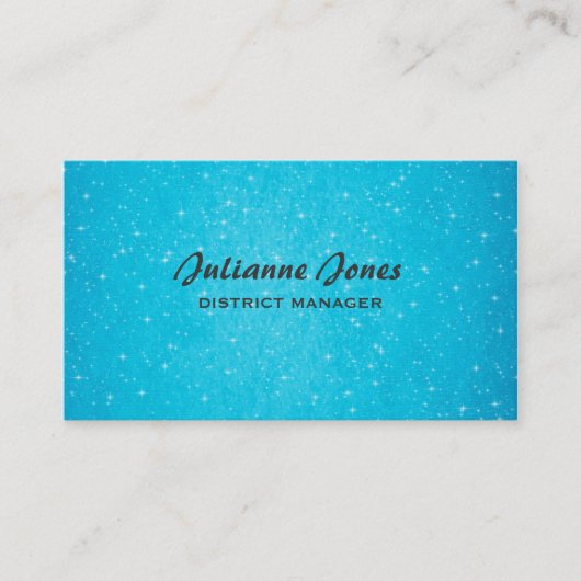 きらきら光るな水 名刺 (正面)