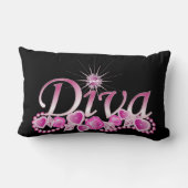 きらきら光るな花型女性歌手 ランバークッション (裏面)