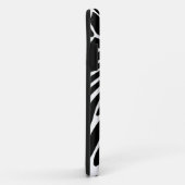 きらきら光るな金ゴールドのレトロのシマウマの皮 Case-Mate iPhoneケース (裏面/右)