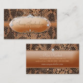 きらきら光るな311粋なSnakeskin 名刺 (正面/裏面)