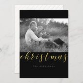 きらきら光るクリスマス シーズンカード (正面/裏面)