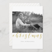 きらきら光るクリスマス シーズンカード (正面/裏面)