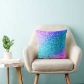 きらきら光るグリッターガーリーモノグラム投下ソファ枕 クッション (椅子)