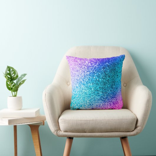 きらきら光るグリッターガーリーモノグラム投下ソファ枕 クッション (椅子)