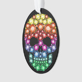 きらきら光るスカル オーナメント (正面)