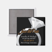 きらきら光るリングや輪日付の保存 マグネット (正面/裏面)