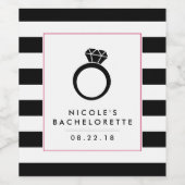 きらきら光るリングや輪 |バチェロレッテワインラベル ワインラベル (シングルラベル)