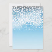 きらきら光るロマンチックなウィンターワンダーランド 招待状 (裏面)
