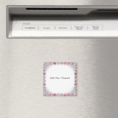 きらきら光る写真枠！独自の写真を追加 マグネット (インサイチュ (食洗機))