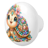 きらきら光る大切ベビーのカメ – More on the Way - セラミックノブ (右)