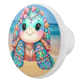 きらきら光る大切ベビーのカメ – More on the Way - セラミックノブ (右)