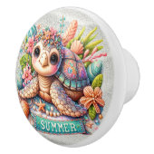 きらきら光る大切ベビーのカメ – More on the Way - セラミックノブ (右)