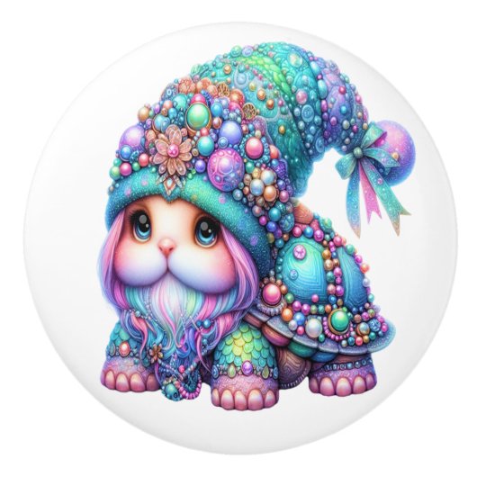 きらきら光る大切ベビーのカメ – More on the Way - セラミックノブ (正面)