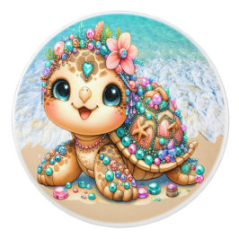 きらきら光る大切ベビーのカメ – More on the Way - セラミックノブ