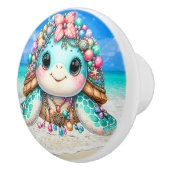 きらきら光る大切ベビーのカメ – More on the Way - セラミックノブ (右)