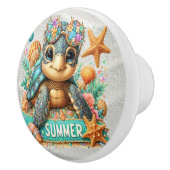 きらきら光る大切ベビーのカメ – More on the Way - セラミックノブ (右)