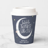 きらきら光る小さな星のシャワーパーティー 紙コップ (裏面)