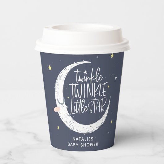 きらきら光る小さな星のシャワーパーティー 紙コップ (裏面)